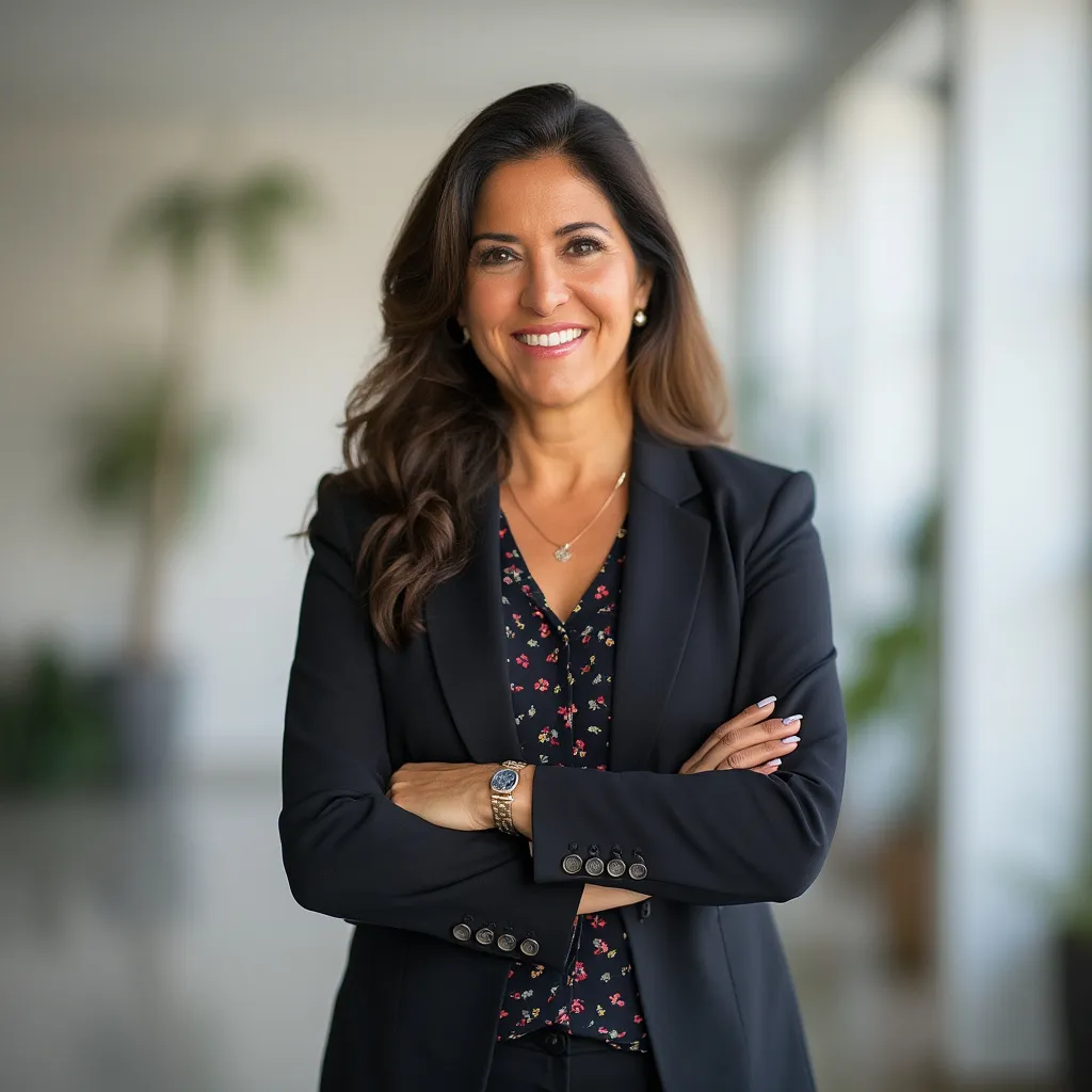 Foto de Elena Gómez, CEO de Innovatech Solutions